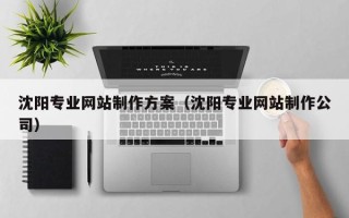 抚顺沈阳专业网站制作方案（沈阳专业网站制作公司）
